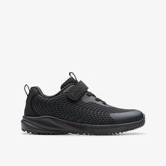 Deyes Dash Kid Black/Black | Clarks