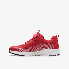 Deyes Dash Kid Red Synthetic | Clarks