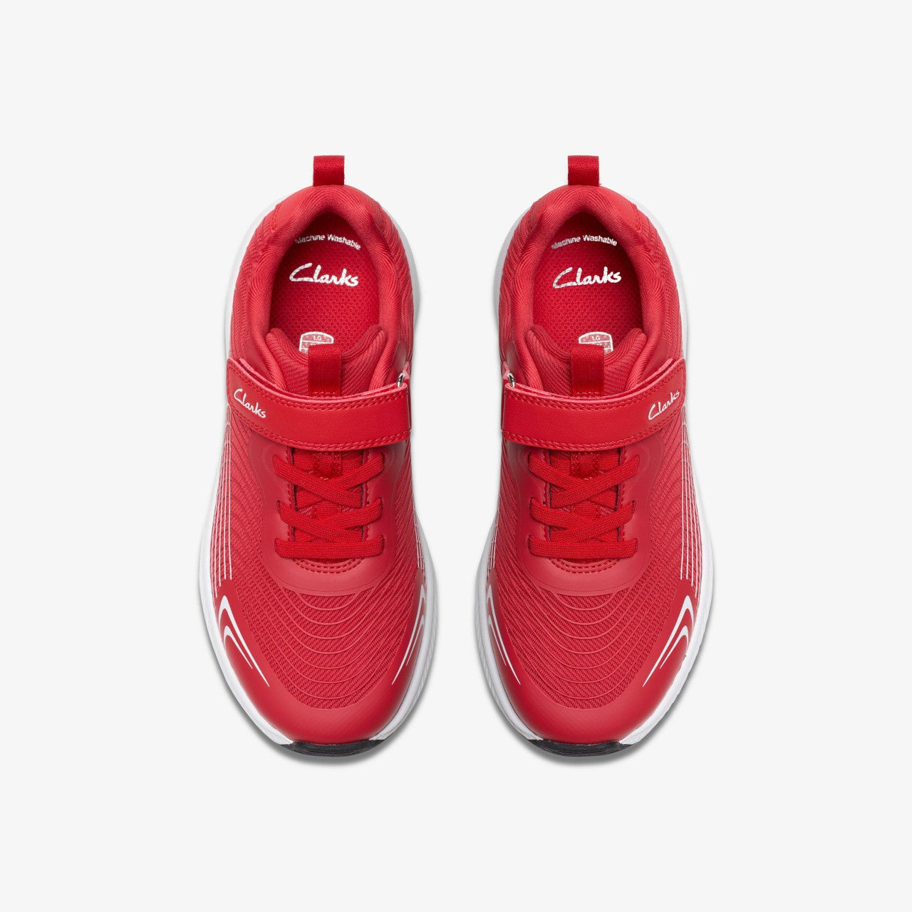 Deyes Dash Kid Red Synthetic | Clarks