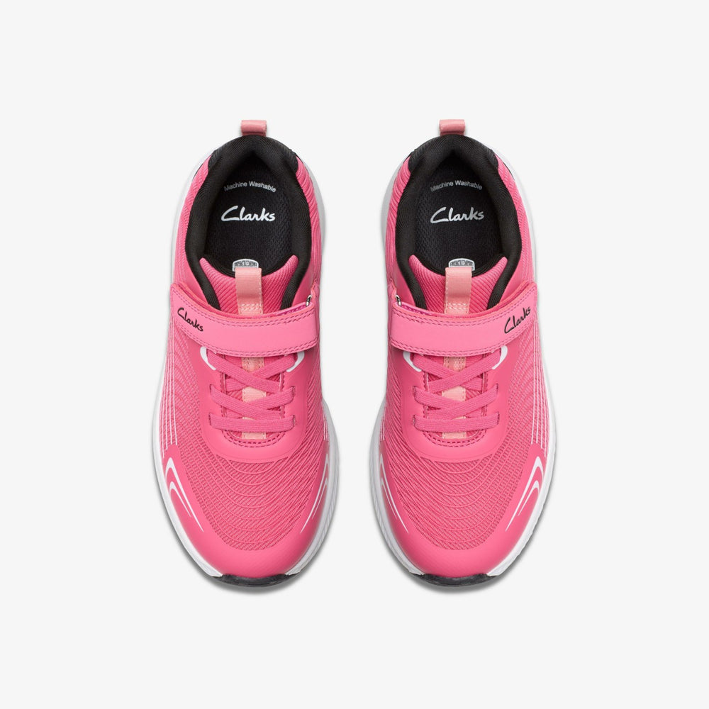 Deyes Dash Kid Pink Synthetic | Clarks Sale