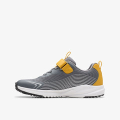 Deyes Dash Kid Grey Synthetic | Clarks Discount