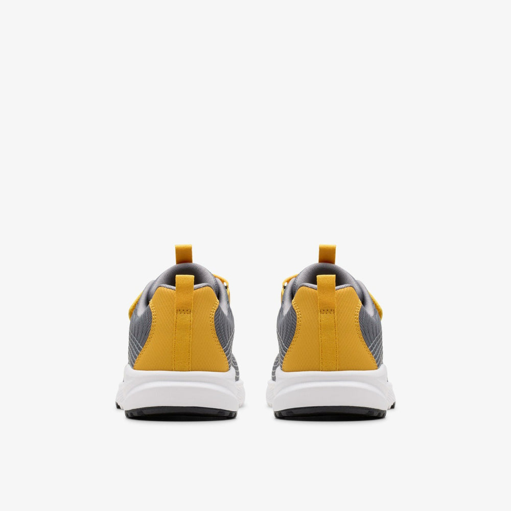 Deyes Dash Kid Grey Synthetic | Clarks Discount