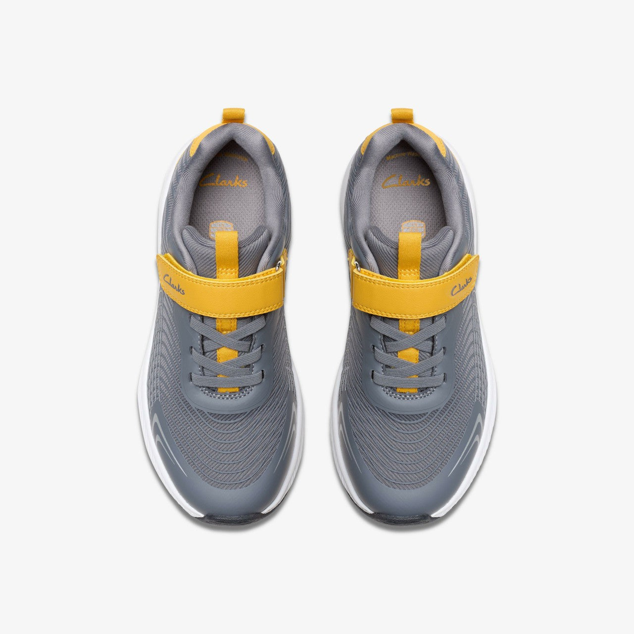 Deyes Dash Kid Grey Synthetic | Clarks Discount