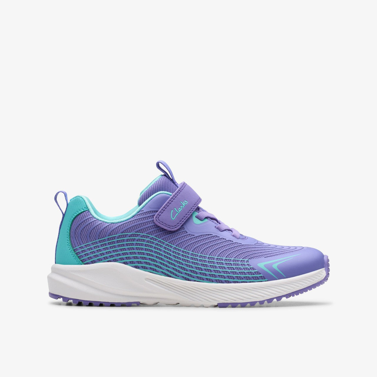 Deyes Dash Kids Purple Synthetic | Clarks For Sale