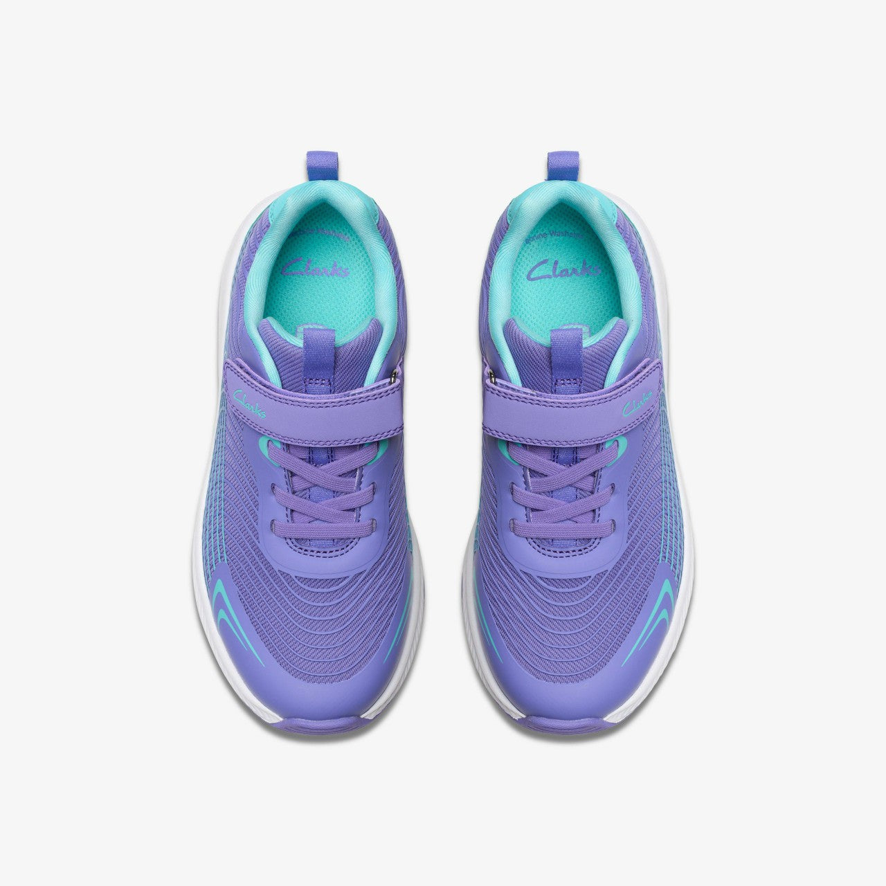 Deyes Dash Kids Purple Synthetic | Clarks For Sale