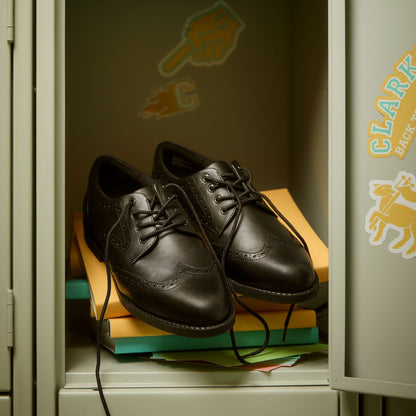 Tapa Pure Youth Black Leather | Clarks
