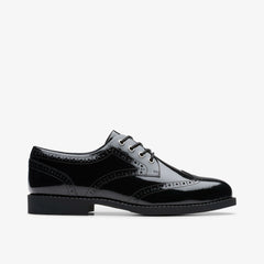 Tapa Pure Youth Black Patent | Clarks Discount