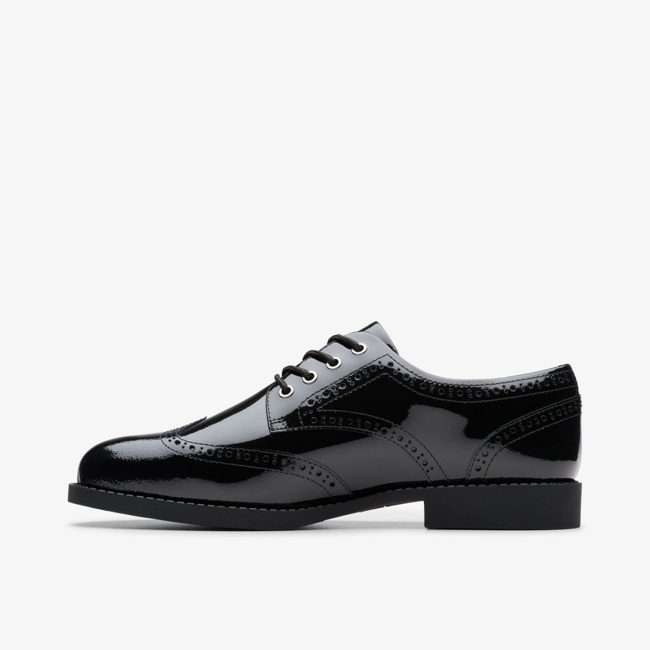 Tapa Pure Youth Black Patent | Clarks Discount