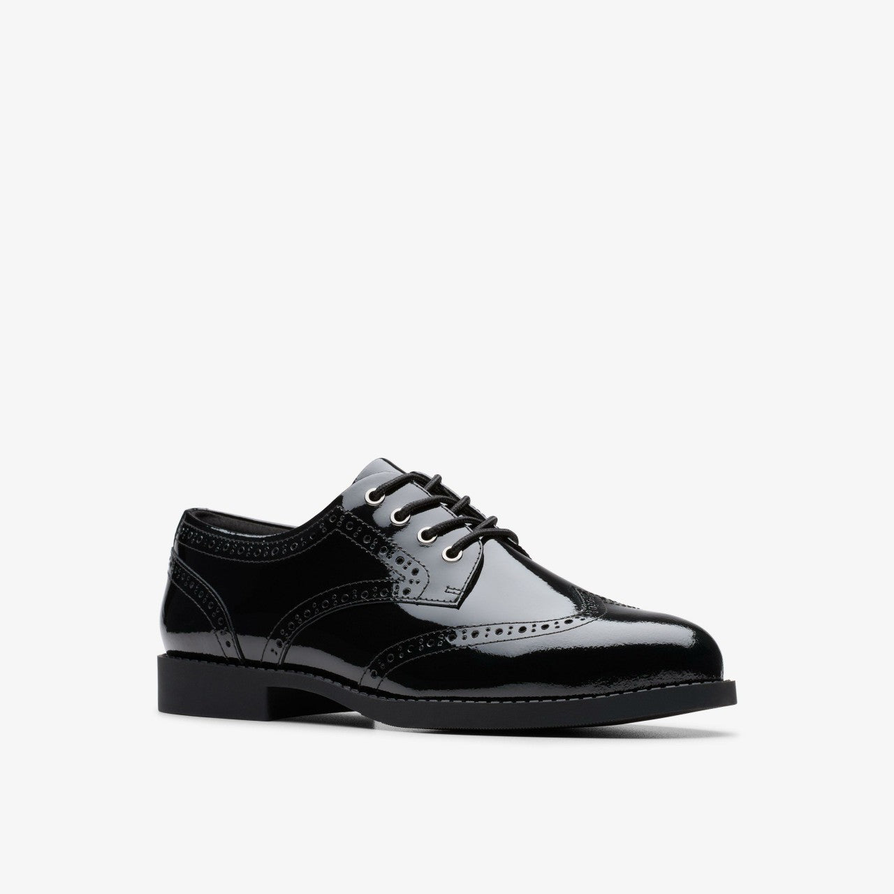 Tapa Pure Youth Black Patent | Clarks Discount