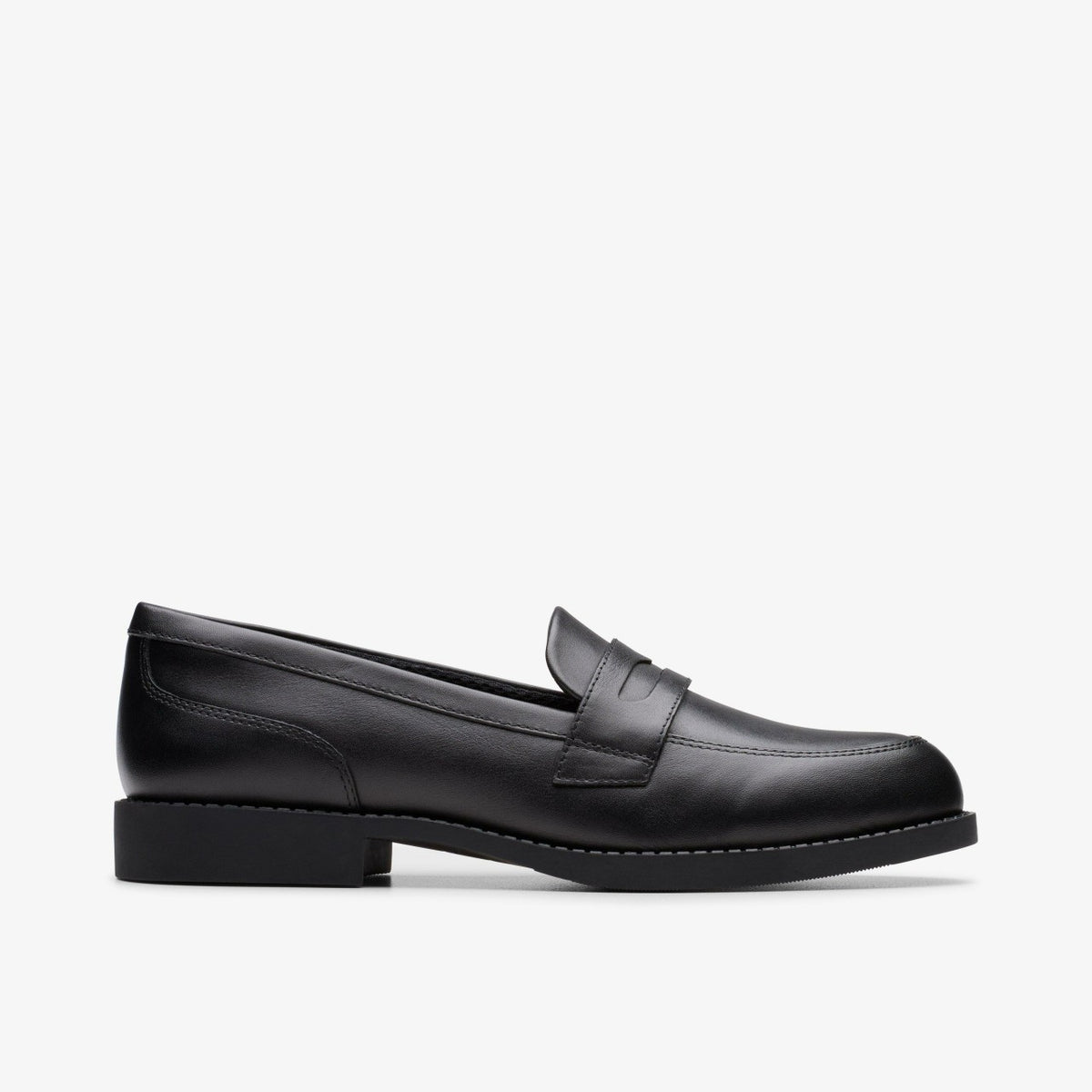 Tapa Edge Youth Black Leather | Clarks Sale