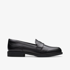 Tapa Edge Youth Black Leather | Clarks Sale