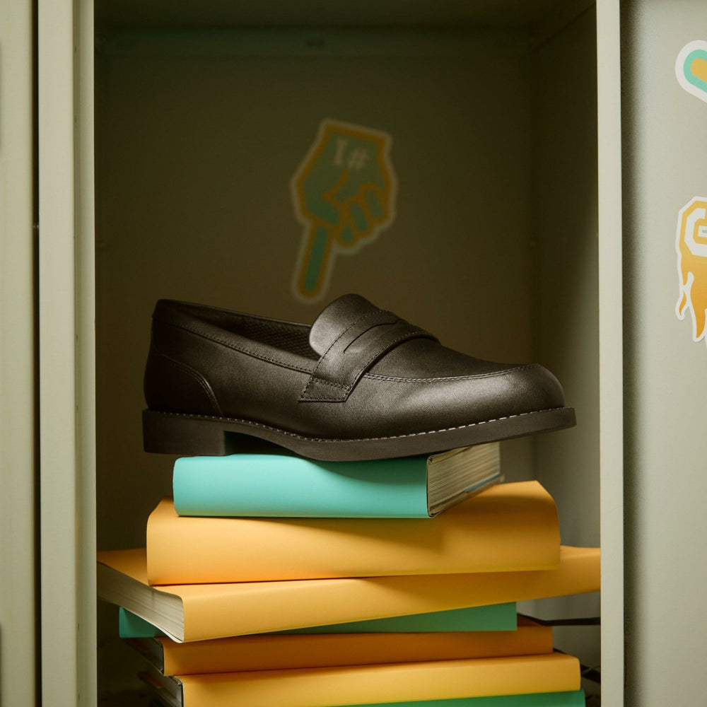 Tapa Edge Youth Black Leather | Clarks Sale