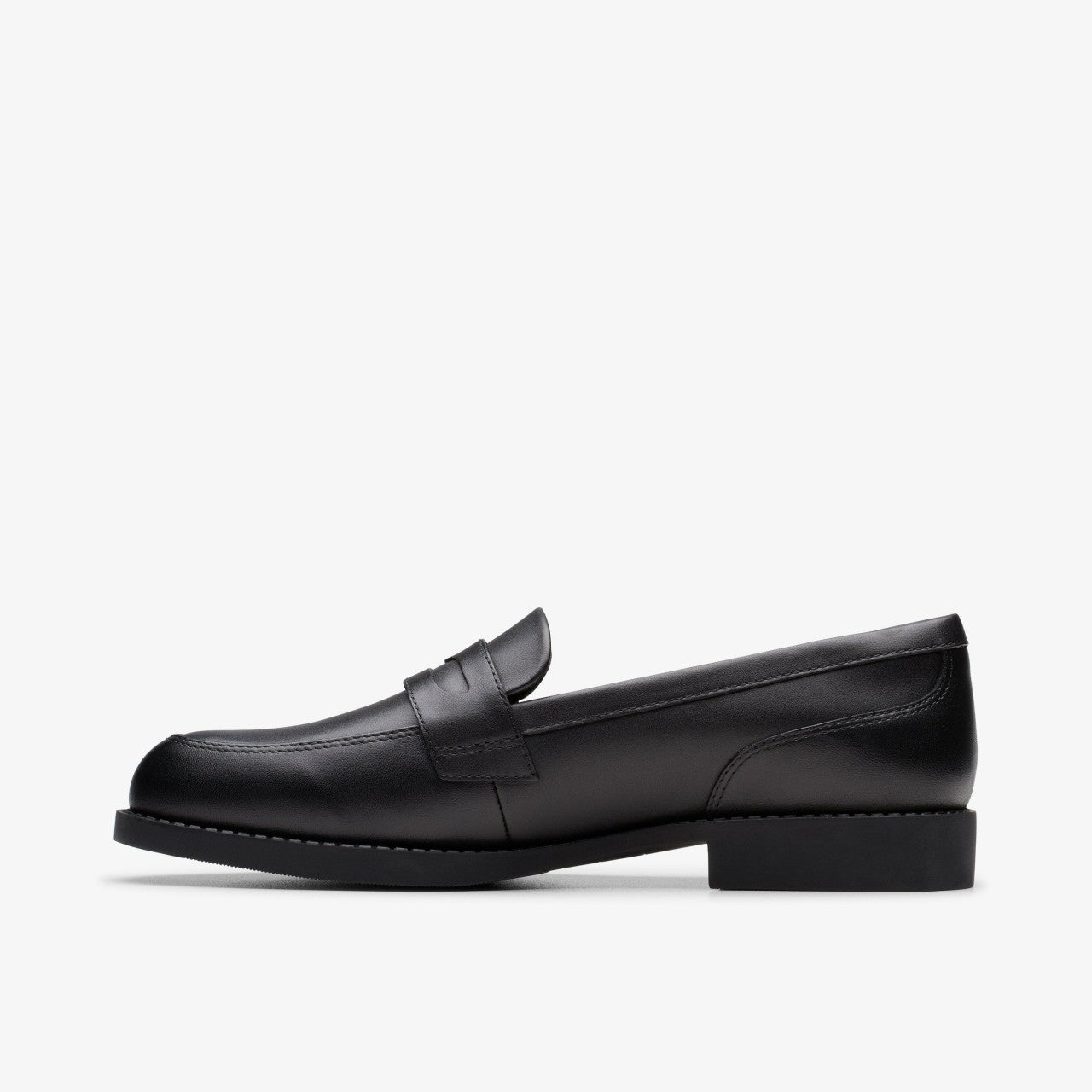 Tapa Edge Youth Black Leather | Clarks Sale