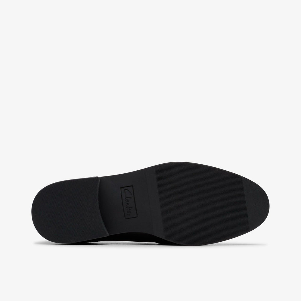Tapa Edge Youth Black Leather | Clarks Sale