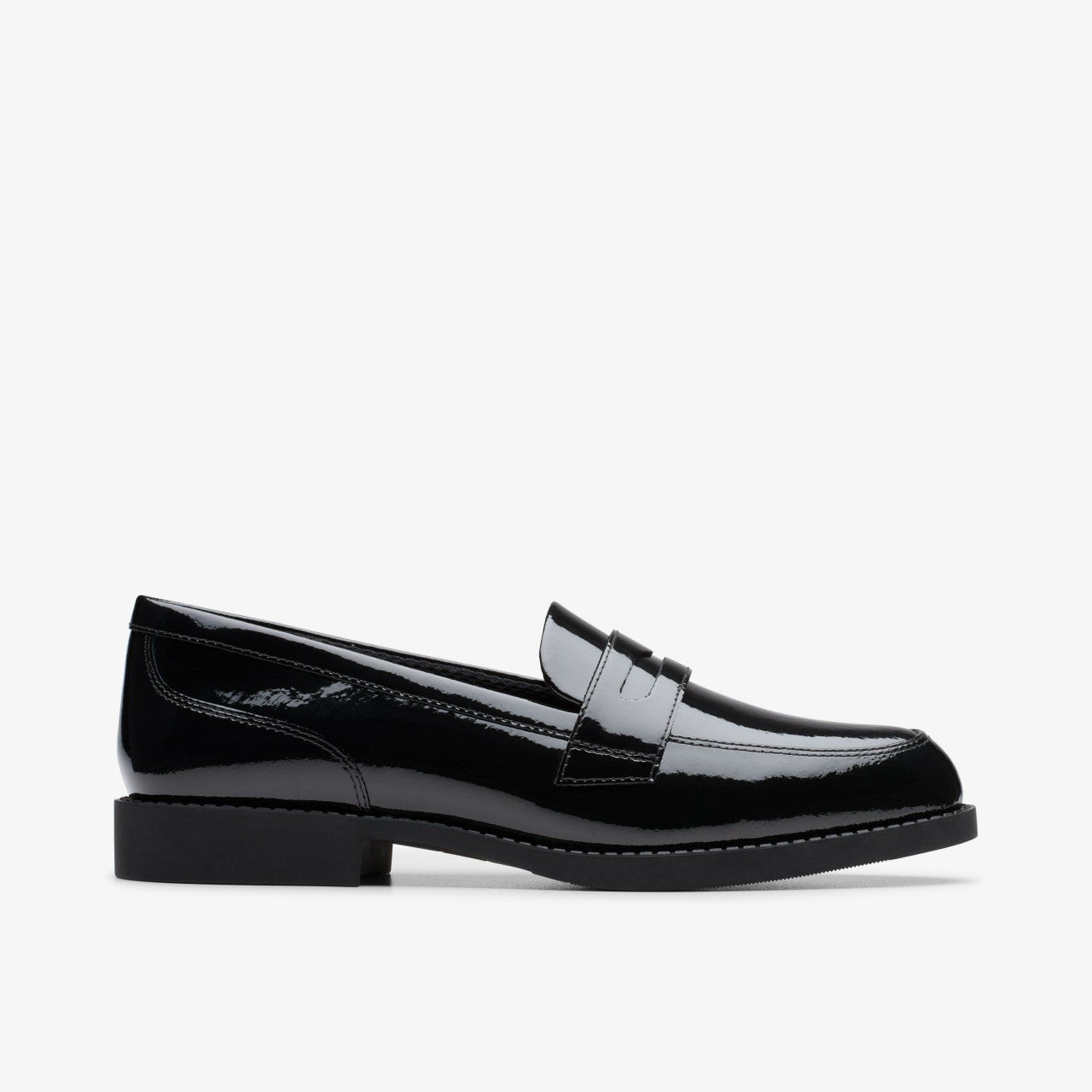 Tapa Edge Youth Black Patent | Clarks Onsale