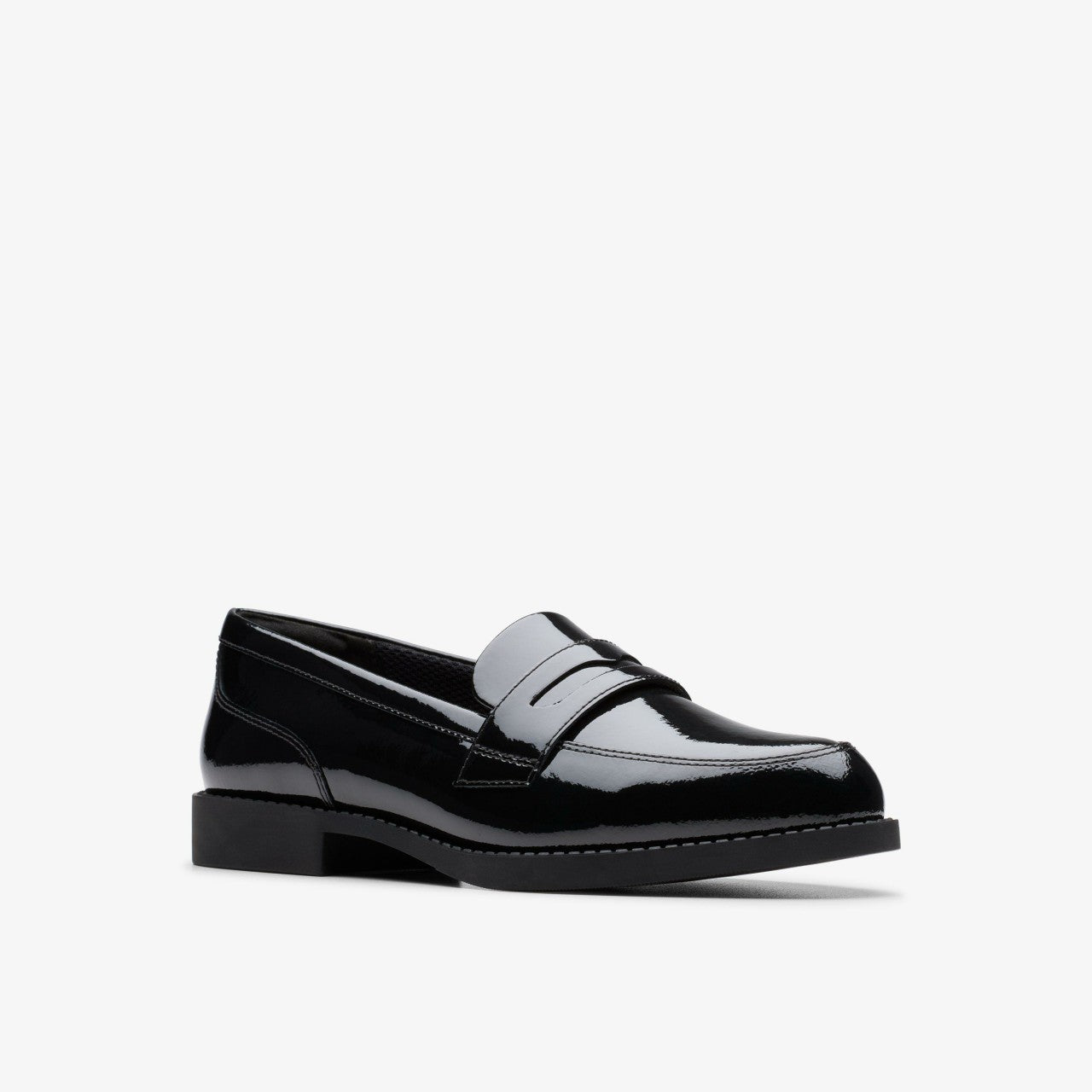 Tapa Edge Youth Black Patent | Clarks Onsale