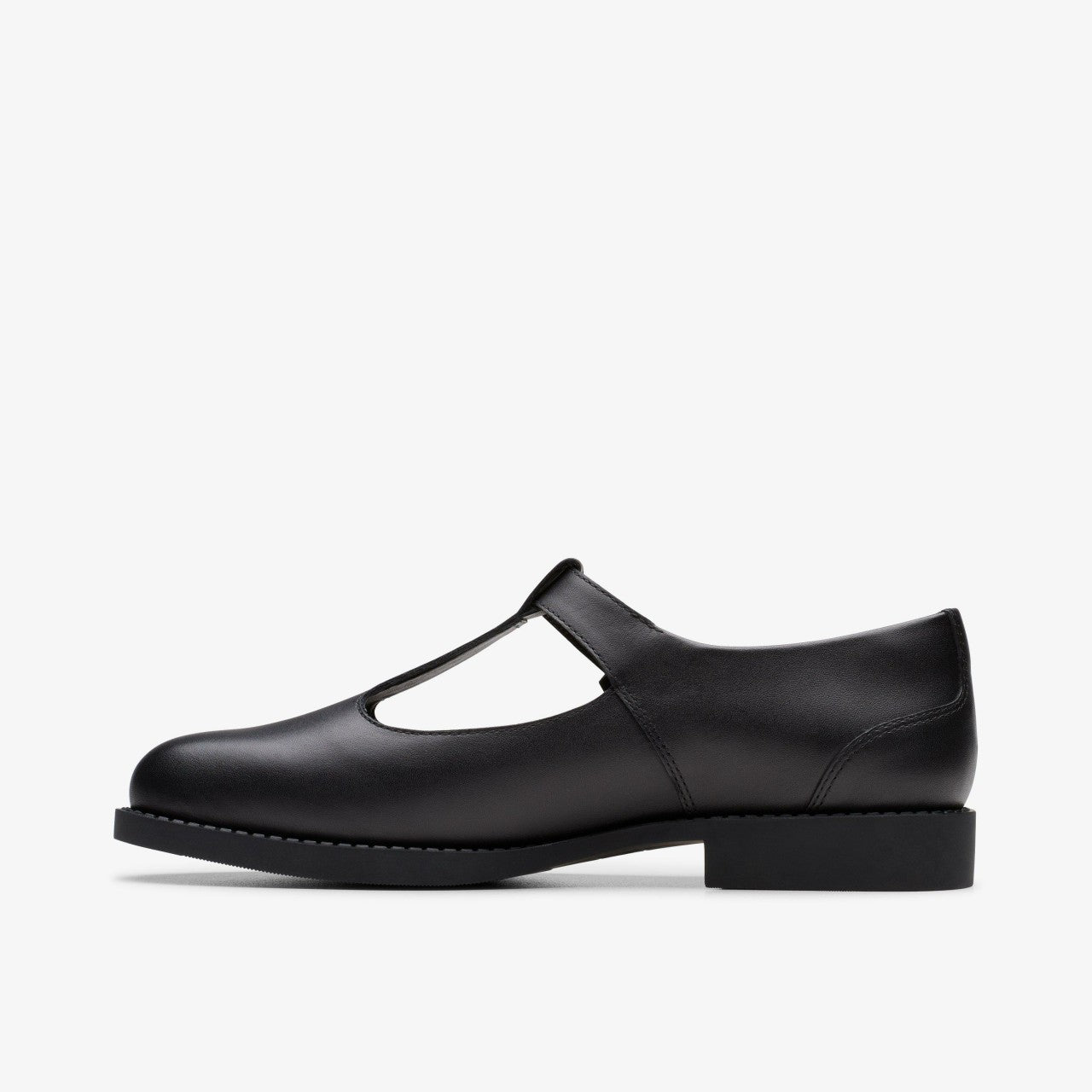 Tapa Hope Youth Black Leather | Clarks Onsale