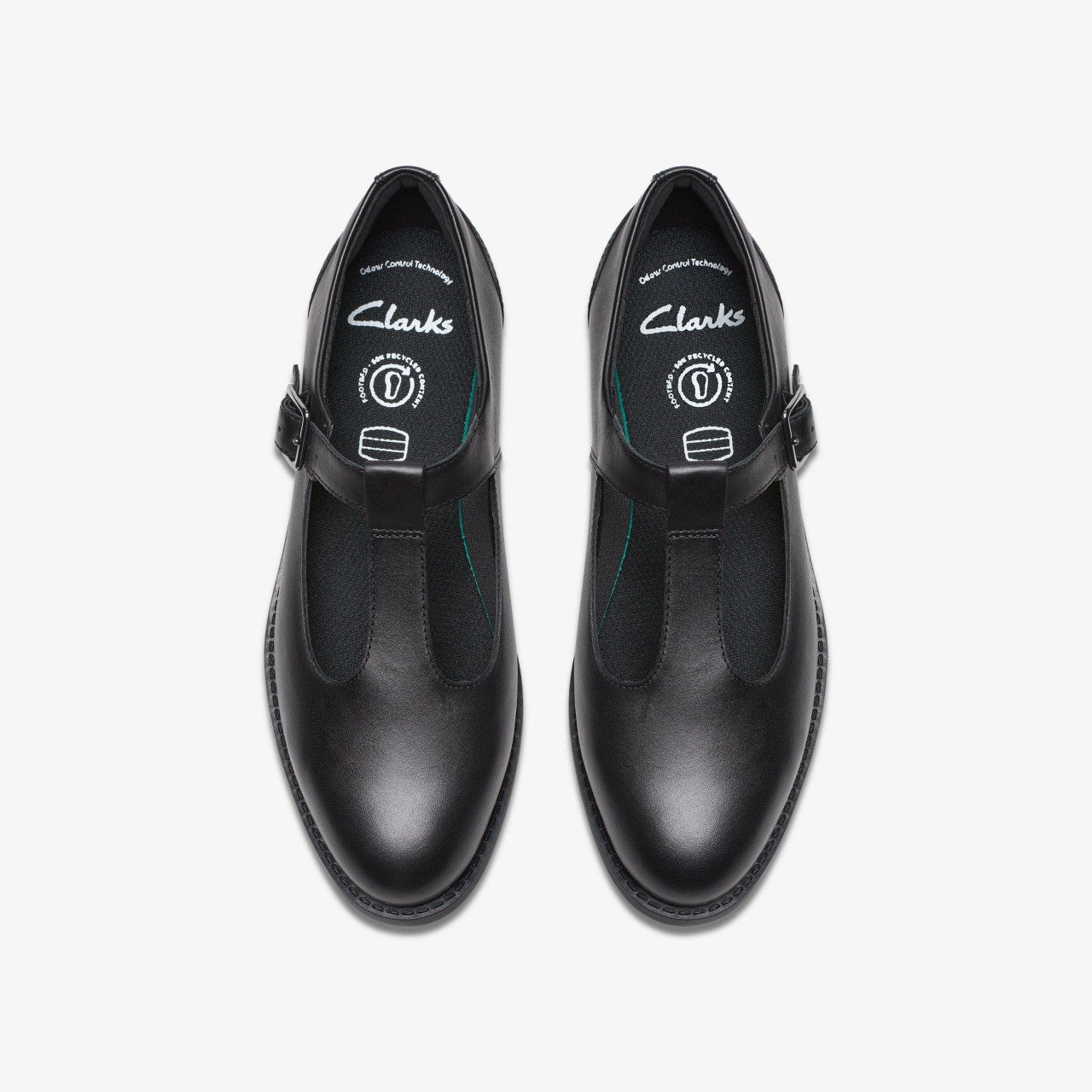 Tapa Hope Youth Black Leather | Clarks Onsale