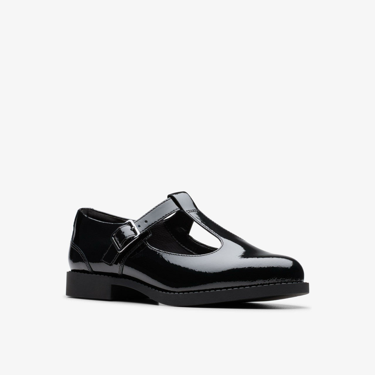 Tapa Hope Youth Black Patent | Clarks Sale