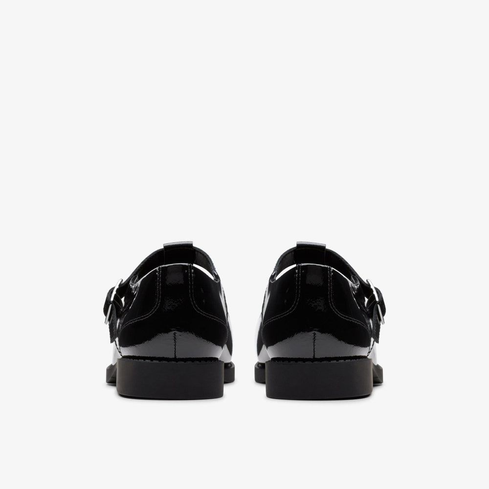 Tapa Hope Youth Black Patent | Clarks Sale