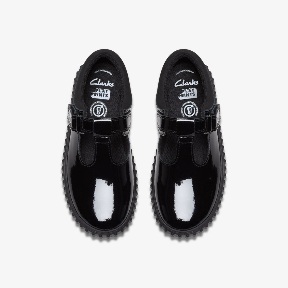 Cove Hope Kid Black Patent | Clarks Discount