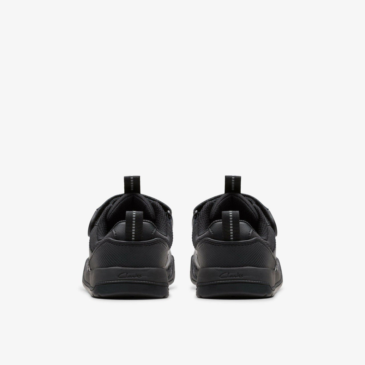 Laser Cross Kid Black Leather | Clarks