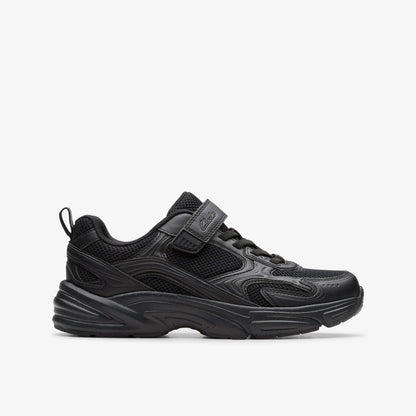 Crafton Move Kid Black | Clarks