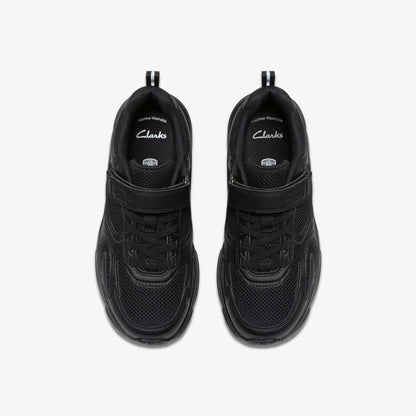 Crafton Move Kid Black | Clarks