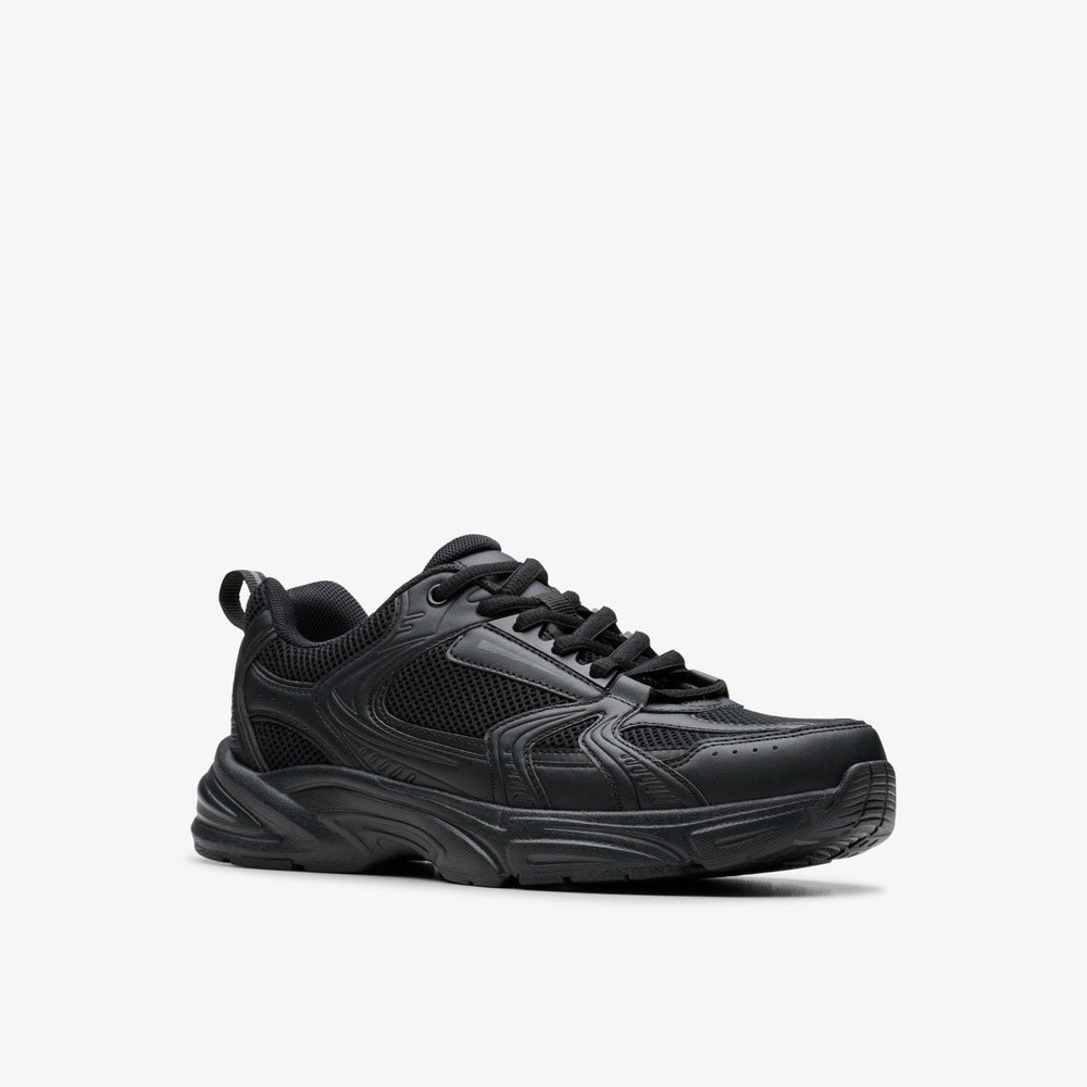 Crafton Move Youth Black | Clarks Discount