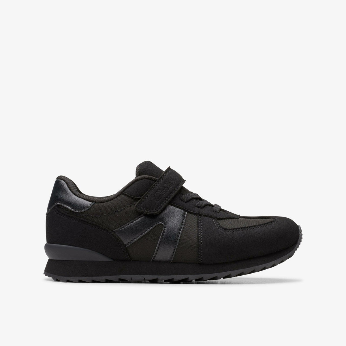 Jaspen Vibe Kid Black/Black | Clarks For Sale