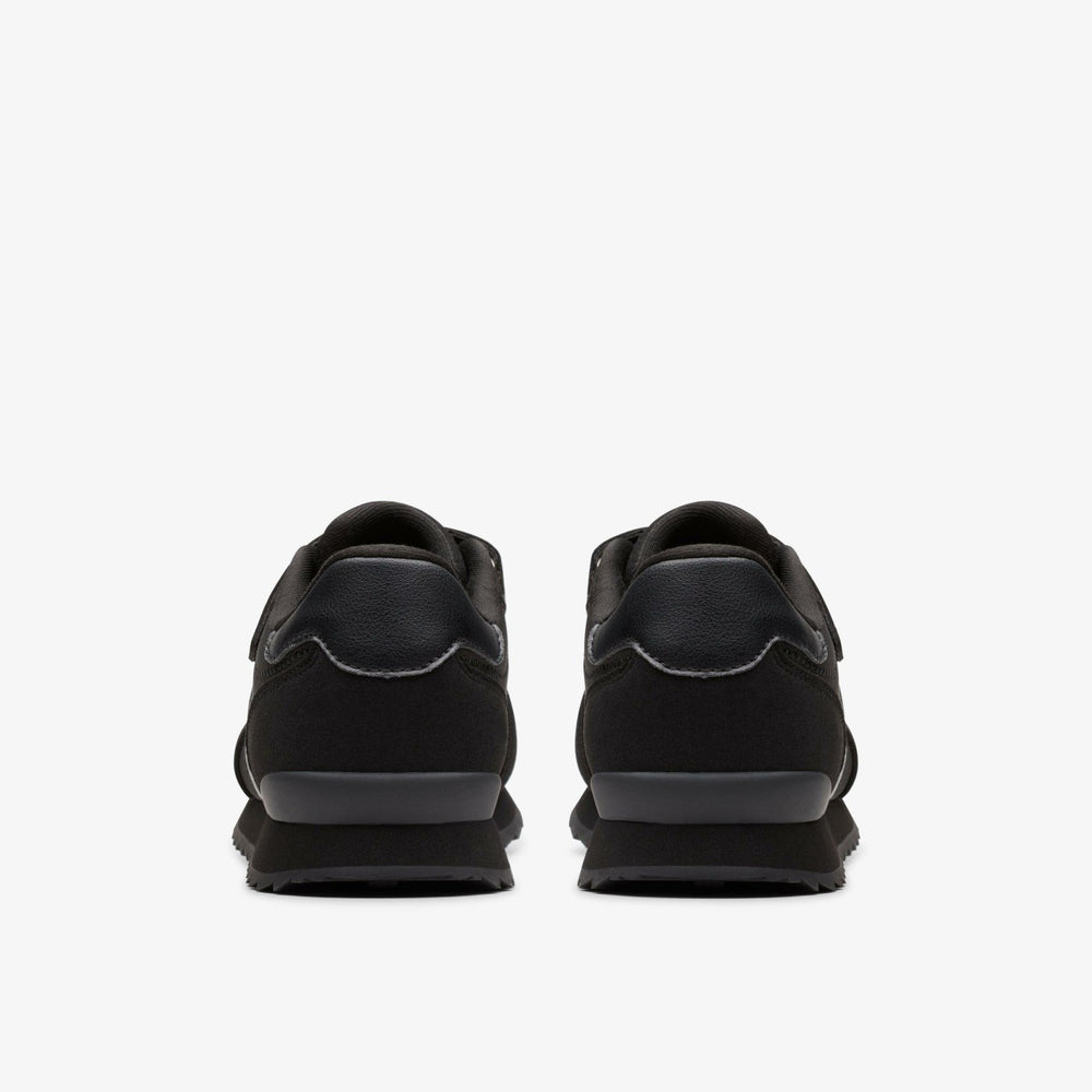 Jaspen Vibe Kid Black/Black | Clarks For Sale