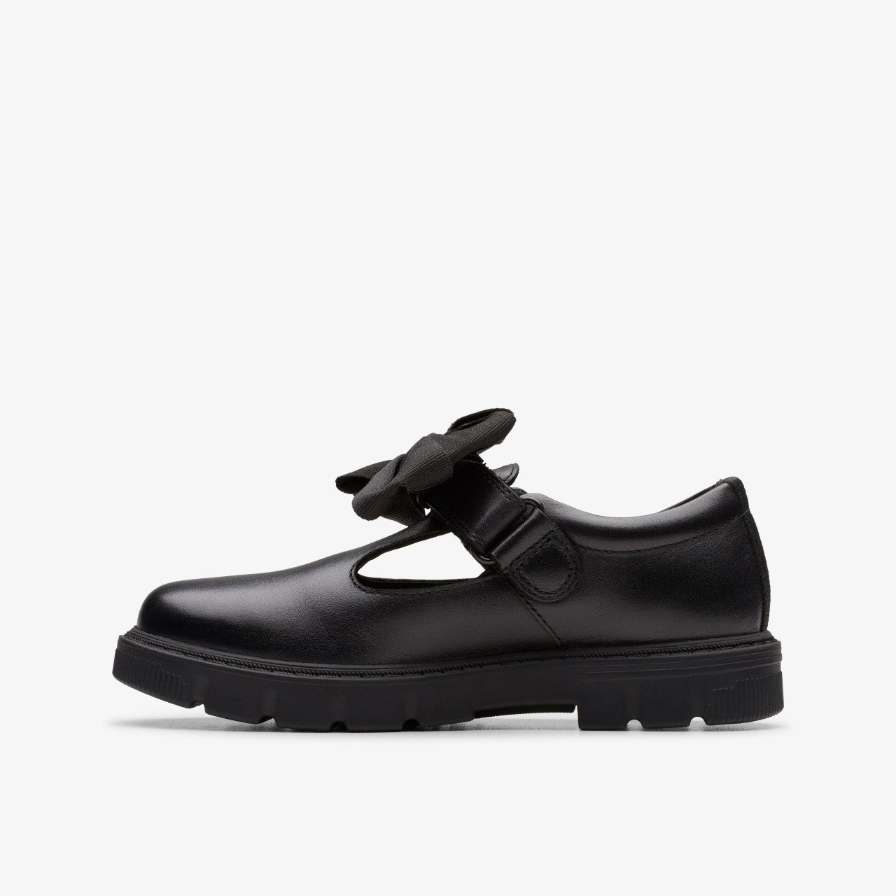 Lorcam Hope Kid Black Leather | Clarks Onsale