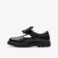 Lorcam Hope Kid Black Leather | Clarks Onsale