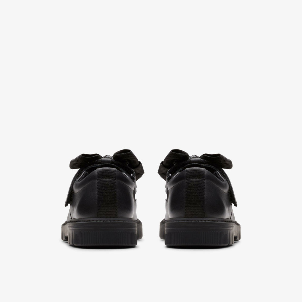 Lorcam Hope Kid Black Leather | Clarks Onsale