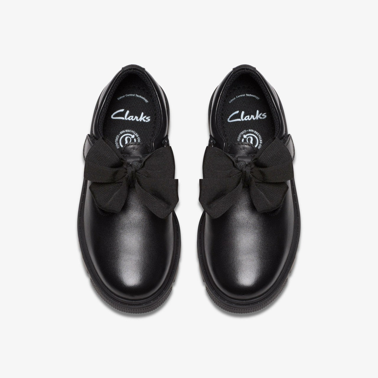 Lorcam Hope Kid Black Leather | Clarks Onsale