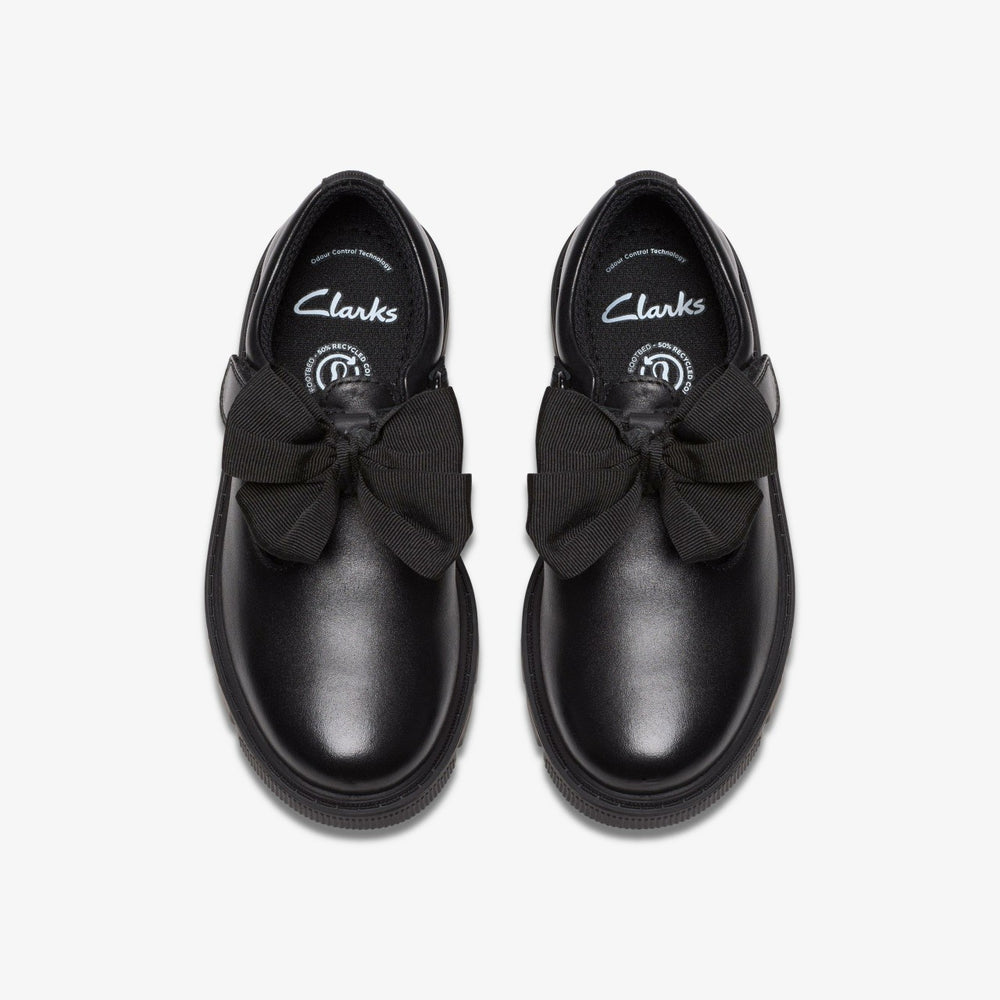 Lorcam Hope Kid Black Leather | Clarks Onsale