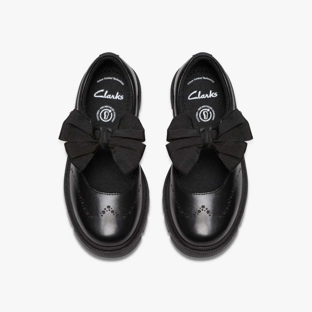 Lorcam Jane Kid Black Leather | Clarks Sale