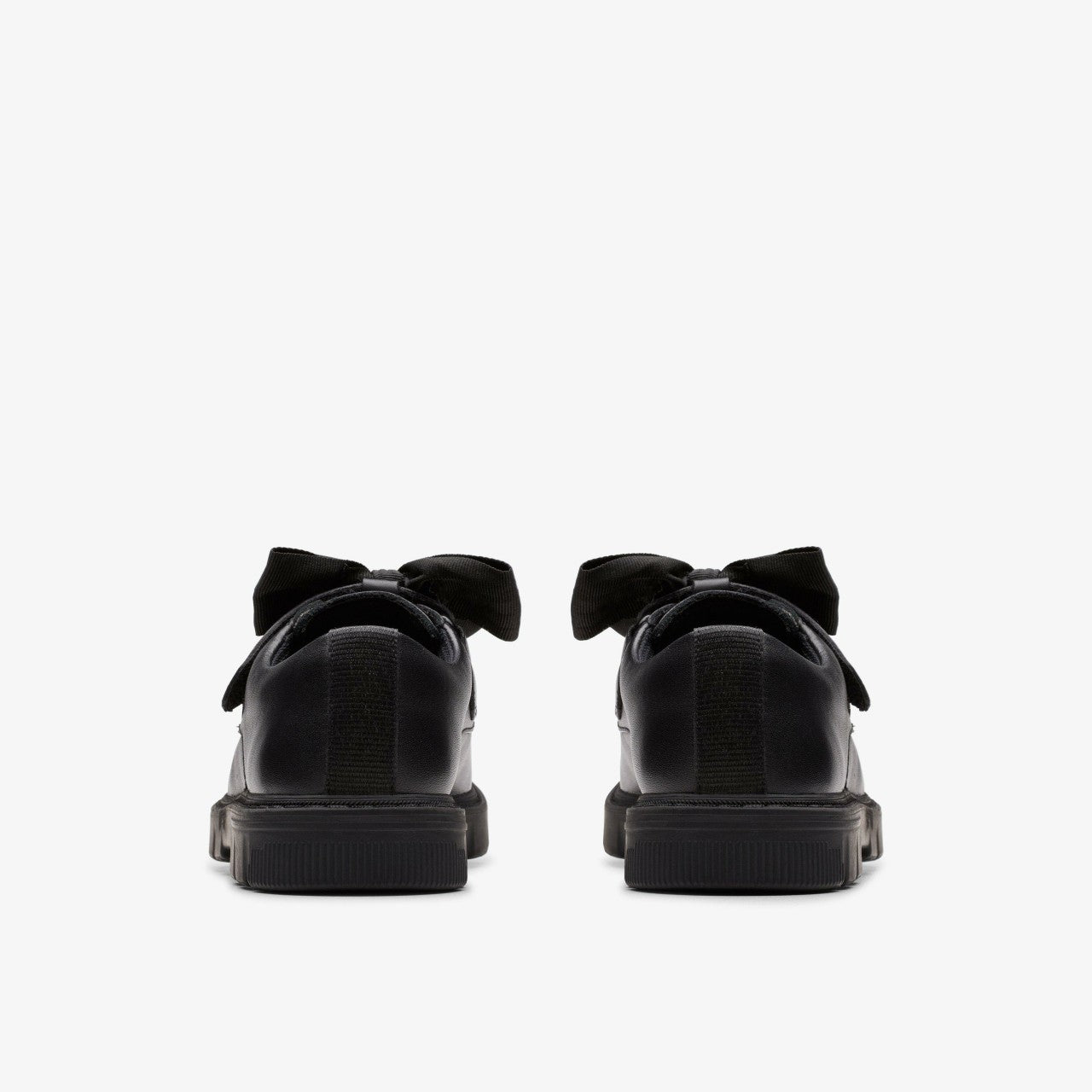 Lorcam Bow Kid Black Leather | Clarks Sale