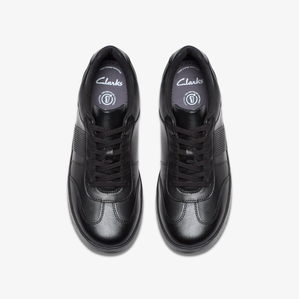 Disco Pace Youth Black Leather | Clarks Sale