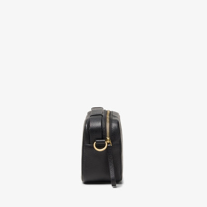 Camera Cross Black Leather | Clarks US