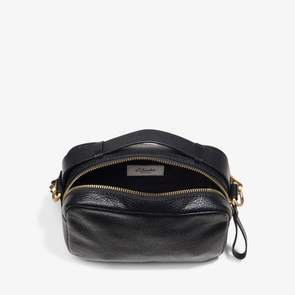 Camera Cross Black Leather | Clarks US