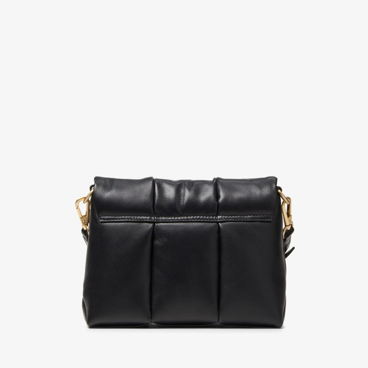 Puffy Crossbody Black Leather | Clarks US