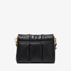 Puffy Crossbody Black Leather | Clarks US