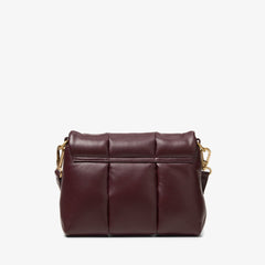 Puffy Crossbody Burgundy Leather | Clarks For Sale