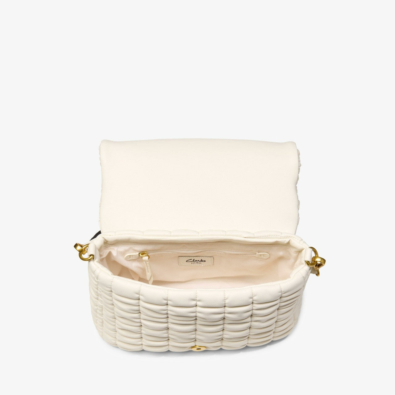 Quilted Cross Cream | Clarks Discount