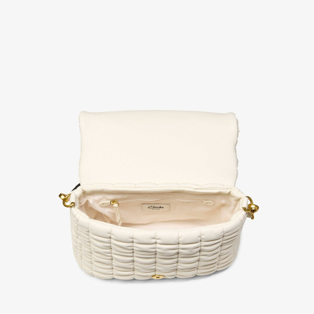 Quilted Cross Cream | Clarks Discount