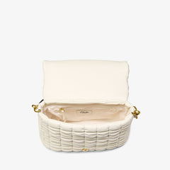 Quilted Cross Cream | Clarks Discount