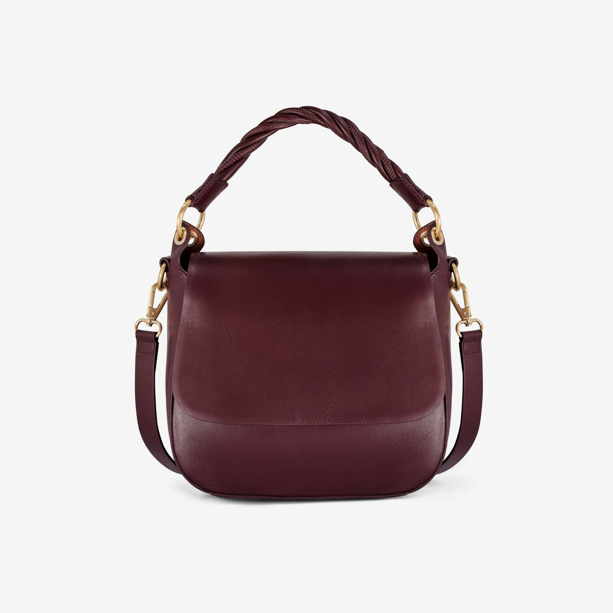 Twist Midi Burgundy Leather | Clarks US
