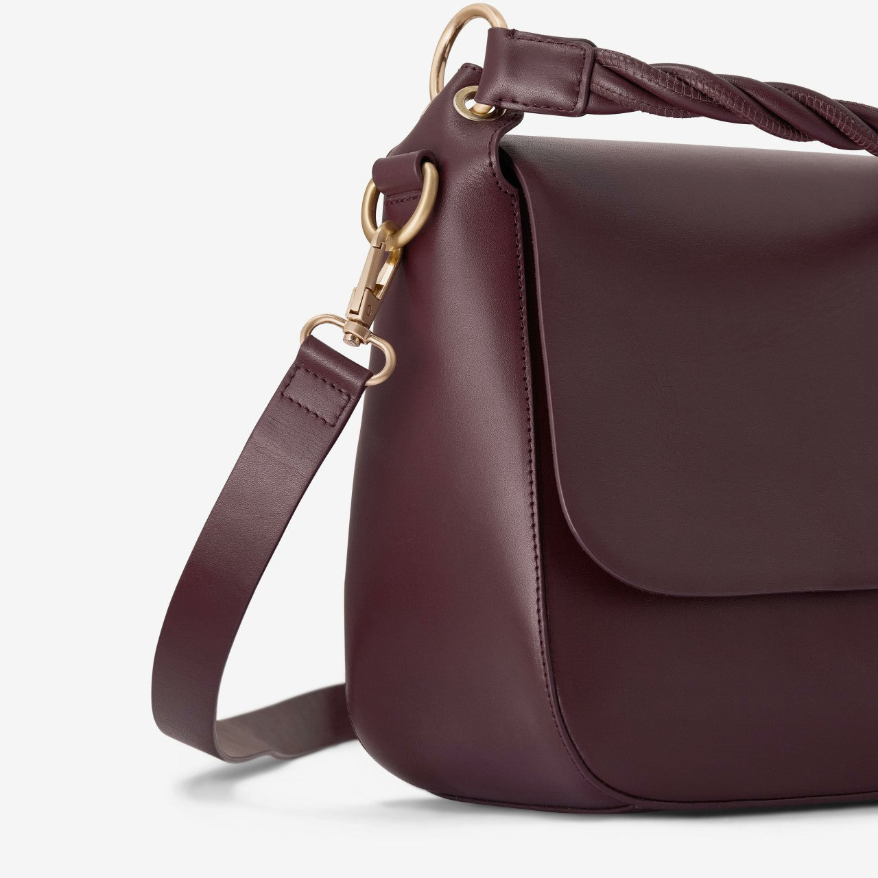 Twist Midi Burgundy Leather | Clarks US