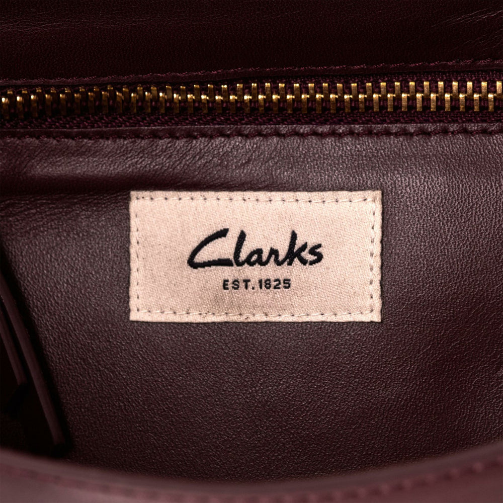Twist Midi Burgundy Leather | Clarks US